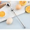 2pcs Professional Egg Topper Cracker Stainless Steel Shell Boiled Tool Egg Knocker Opener  Raw Eggs