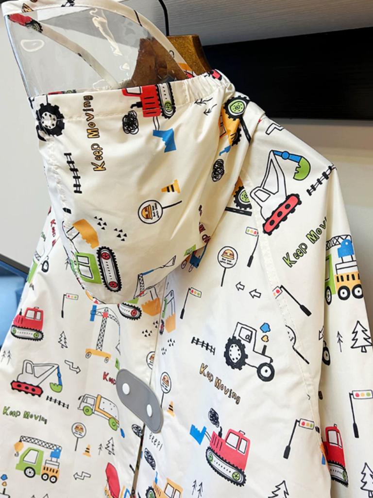 Children's Raincoat for Boys and Girls, with Backpack Space, 2026 New Model, Full-Body Rain Poncho for Elementary School Students