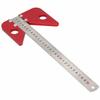 Center Scribe, Center Gauge, Square Center Scribe, Center Square, 45/90 Ruler, 45/90 Right Angle Line Gauge, Woodworking Marking Gauge, Center Find