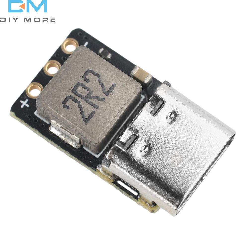 Модуль заряда-разряда Type-C 5V 2A 2S/3S 3.7V Зарядное устройство DC 4.5~9.5V Плата Повышающий преобразователь Источник питания для литиевой батареи 18650