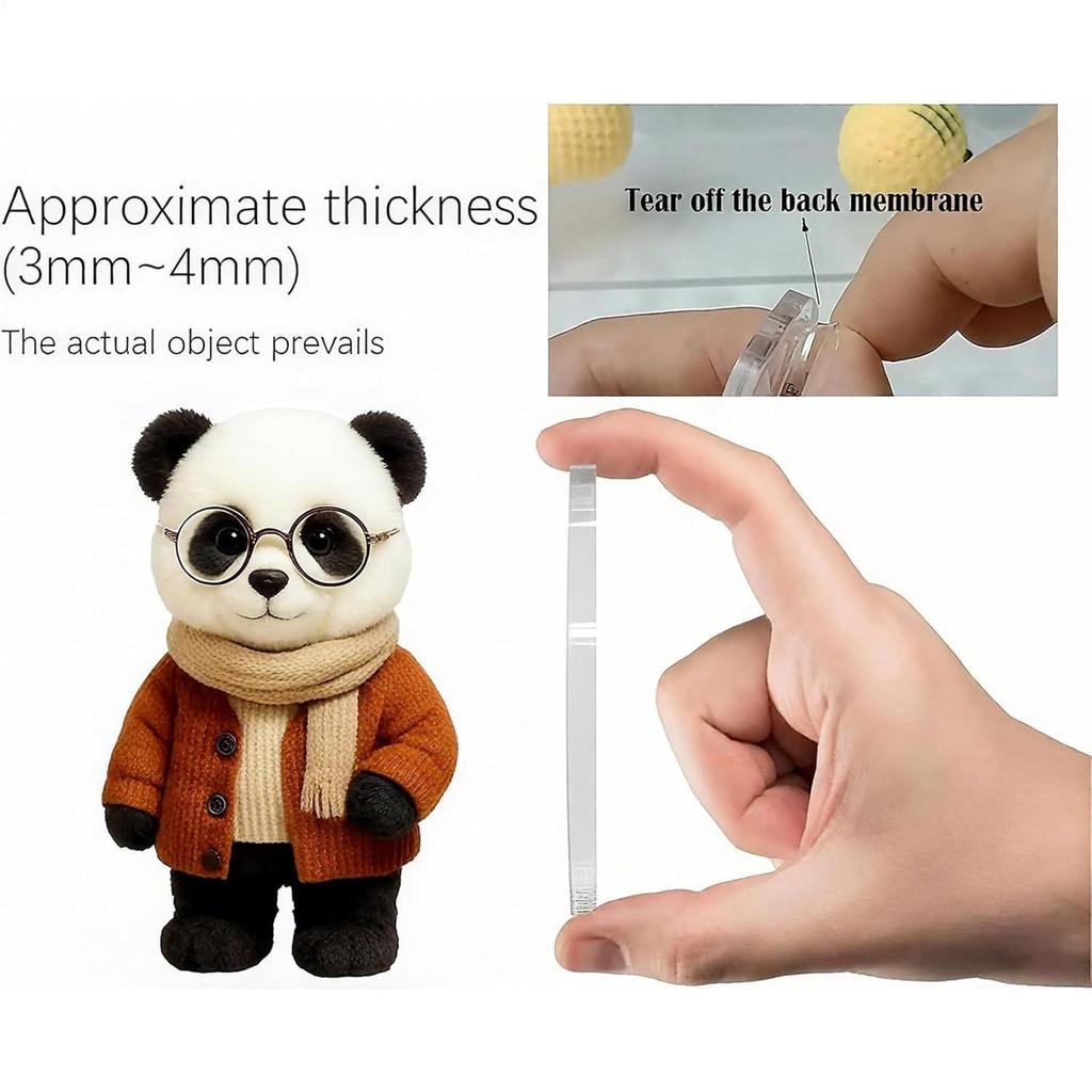 Милый Панда Рождественский Адвент-календарь 24 шт 2D Плоские Акриловые Подвески Панды Рождественский Адвент-календарь Панды 2025 Рождество Navidad