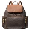 Michael Kors Рюкзак женский маленький с принтом-монограммой Merritt Classic из искусственной кожи, коричневый 35S6G0WB5B-BROWN