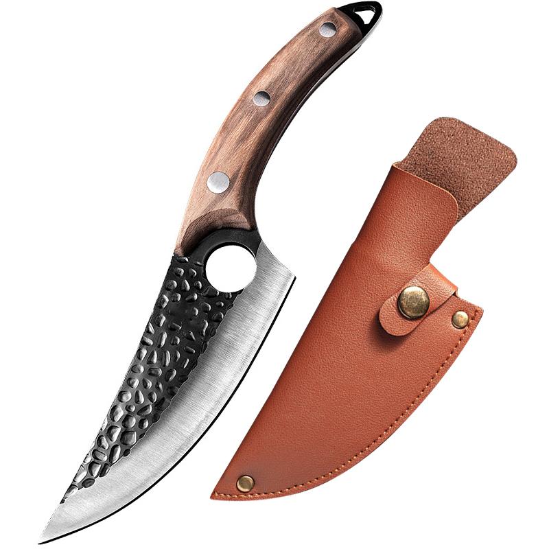 Тесак для мяса, набор охотничьих ножей, кованый нож для обвалки, сербский нож шеф-повара, кухонный нож из нержавеющей стали, нож для мясника, рыбы