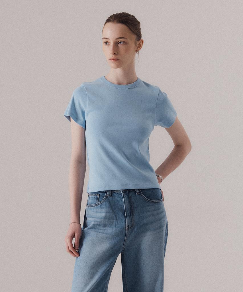 SILN Classy Essential T-Shirt (Pale Blue)
