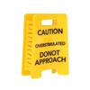 Overstimulated Caution Sign Hair Claw Clip,Yellow Caution Hair Clip,Do Not Approach Sign Hair Claws Hair Clips,Funny Gag Gift Fo