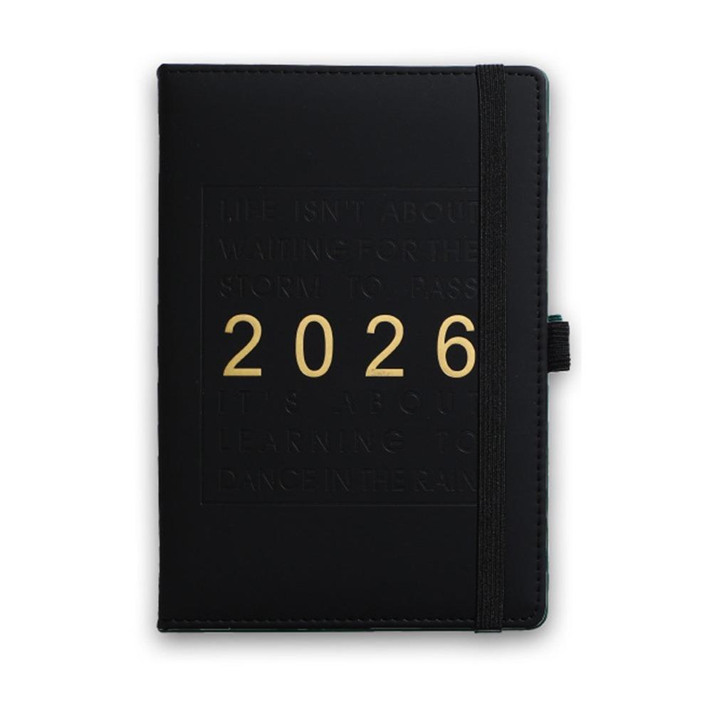 12 Months 2026 Schedule Planner Notepad English 365 Days Efficiency Notebook  Business
