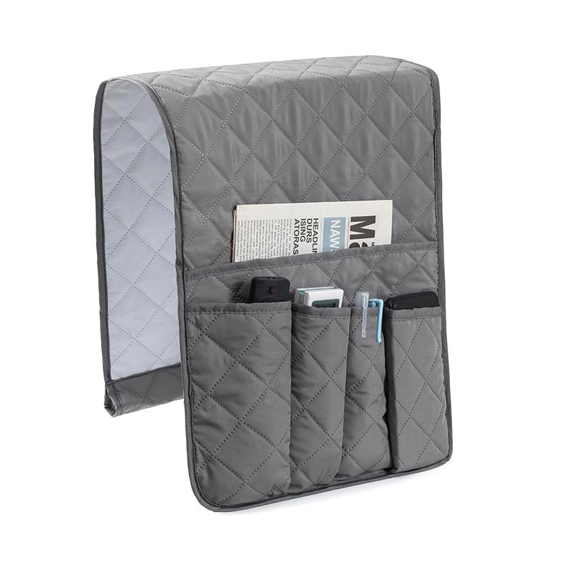 Органайзер на подлокотник дивана с 5 карманами и подставкой-поддоном для чашки, подвесная сумка для хранения на диван, кресло для ТВ-пульта, мобильного телефона