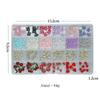 Bowknot Flower 3D Acrylic Nail Charms Sweet DIY Manicure Tools Nail Parts Kits  for Nail Art