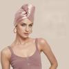 Hair Wrap Towel Double Layer Curly Hair Turban Towel Home Daily Dry Hair Towel for Women Satin Hair Drying Towel for Hair