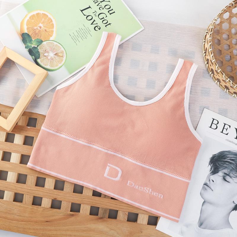 D-Cup Deep U-Back Seamless Wire-Free Yoga Sports Bra