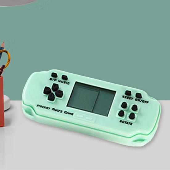 Игровая машина Простое управление Винтажная портативная игра Кирпичики Ретро игровая консоль Детские игры