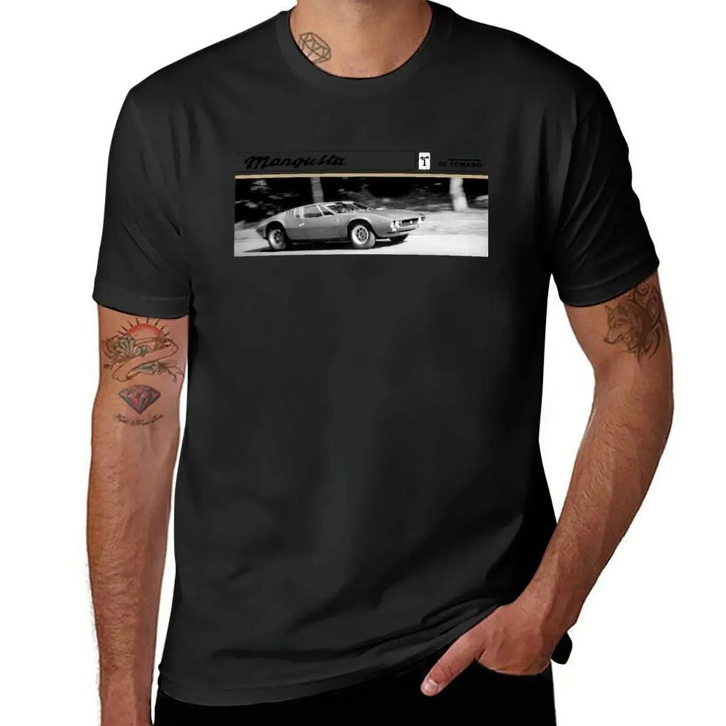DE TOMASO MANGUSTA T-Shirt quick-drying tops summer clothes designer t shirt men