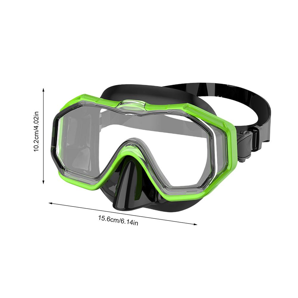 Swimming Goggles With Nose Cover Clear Anti-Fog Tempered Glass Diving Goggles Snorkeling Gear Pool Goggles Waterproof Kids Adult