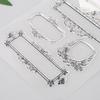 Frame Silicone Clear Seal Stamp DIY Scrapbooking Embossing Photo Album Decorative