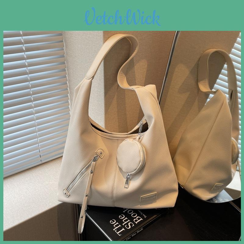Chic Large Pu For Women With Inner Zipper Pocket And Simple Design For Urban Lifestyle