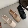 Модные черные мокасины на мягкой подошве, женские японские туфли из искусственной кожи на платформе для женщин, однотонные, весна-осень, туфли на высоком каблуке для женщин