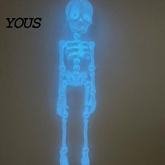 Poseable Skeleton Magnet 3D Printed Refrigerator Magnet, Figurine with Movable Joints, Halloween Gothic Fridge Decoration Spooky
