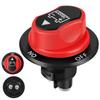 Car Battery Disconnect Switch 12V-48V Battery Power Cut Off Switch 50A/100A Heavy Duty Reusable Plastic Battery Isolator Switch
