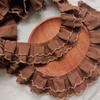 Широкая оборка Кружевная отделка оборками Двухслойная оборка Для DIY Платья Одежды Вышитая отделка оборками Манжеты-оборочки Ручная работа DIY