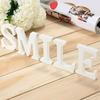 Freestanding Wood Wooden Letters Alphabet Bridal Wedding Party Home Shop Decor