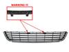 Решетка VW Golf VI H/B 08-13 в переднем бампере, центральная