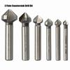 6.3/8.3/10.4/12.4/16.5/20.5мм Твердые Металлы Круглая Ручка Режущий Инструмент Ручные Электроинструменты Трехкромочная Фаска Зенковка Сверло