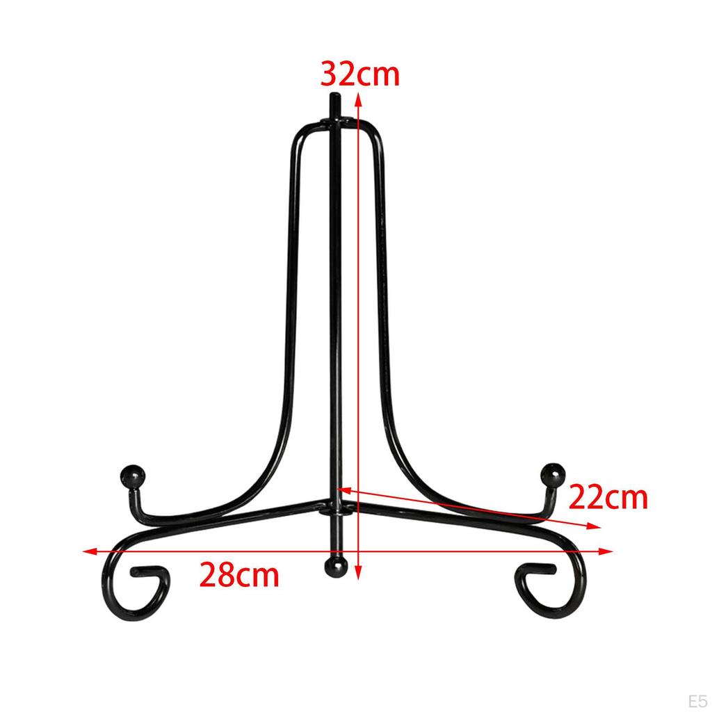 Регулируемая железная подставка для демонстрации тарелок и произведений искусства