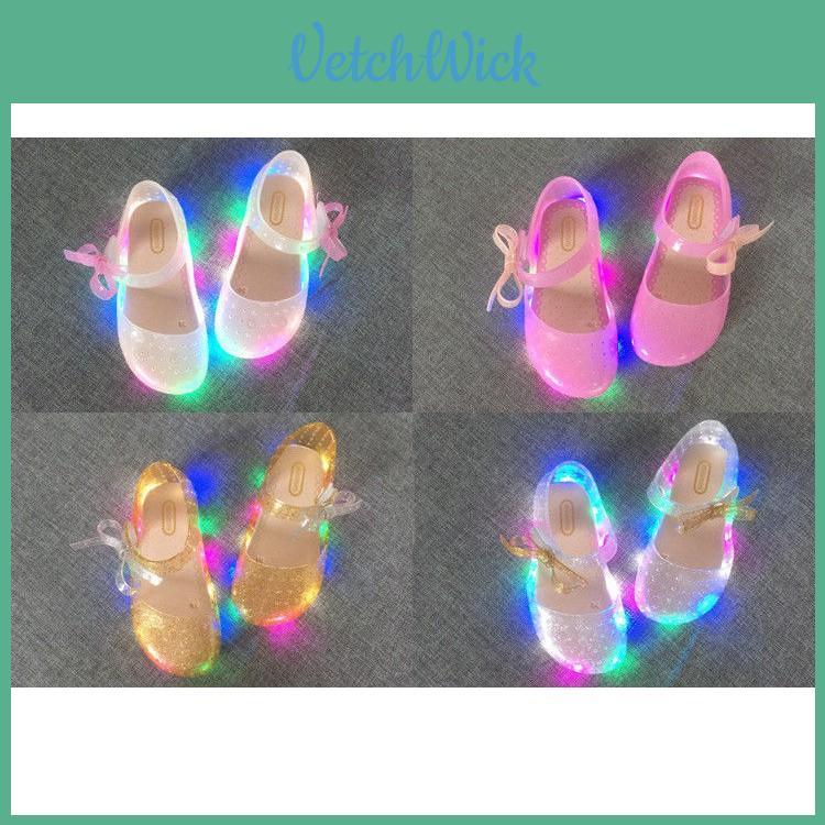 Детские Сандалии Принцессы от Mini Melissa С LED-светом в виде бабочек и Ароматом
