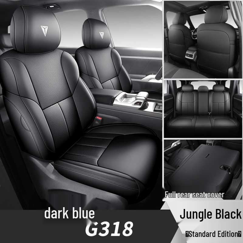 Changan Deep Blue G318 Perforated Leather All-Season Car Seat Cushion Cover