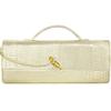 Joryin Woven Purse for Women Evening Clutch Woven Leather & Suede Handbags Crossbody Bag Suede Purse Formal Evening Bag