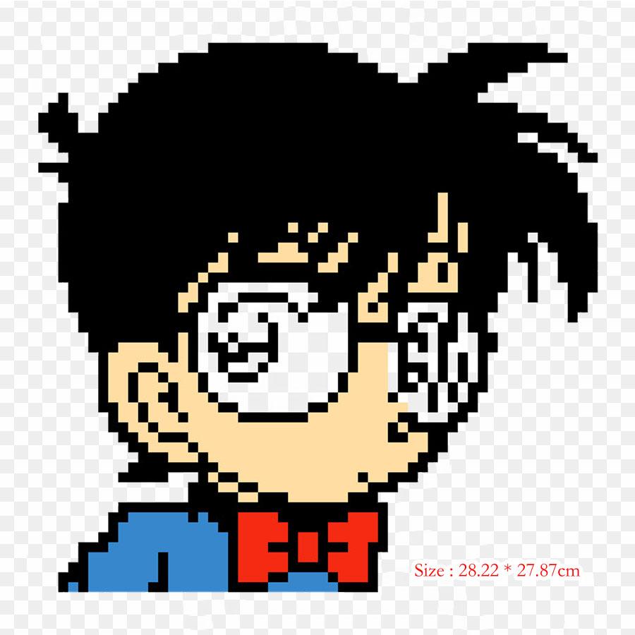 Детектив Конан, увеличительное стекло, Конан Эдогава, Хироши Агас, железные нашивки для DIY, теплопередача, одежда, футболка, термонаклейки, украшение, печать