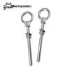 Stainless Steel JIS1169 Extended Thread Lifting Eyebolt for Hammock Suspension