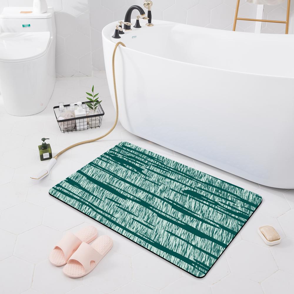 Non-slip Absorbent Mat Entry Door Mat Bathroom Shower Carpet Home Bathroom Bedroom Floor Kitchen Carpet