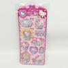 Sanrio Cartoon 3D Shake Water Stickers Black Beautiful Melody Home Stickers Decoration Laptop Stickers Phone Cases Toys