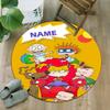 Customizable R-Rugrats in paris2 Round Non-Slip Carpet - Ideal for Garden, Picnic, Office, Perfect for Decoration, Suitable For All Seasons