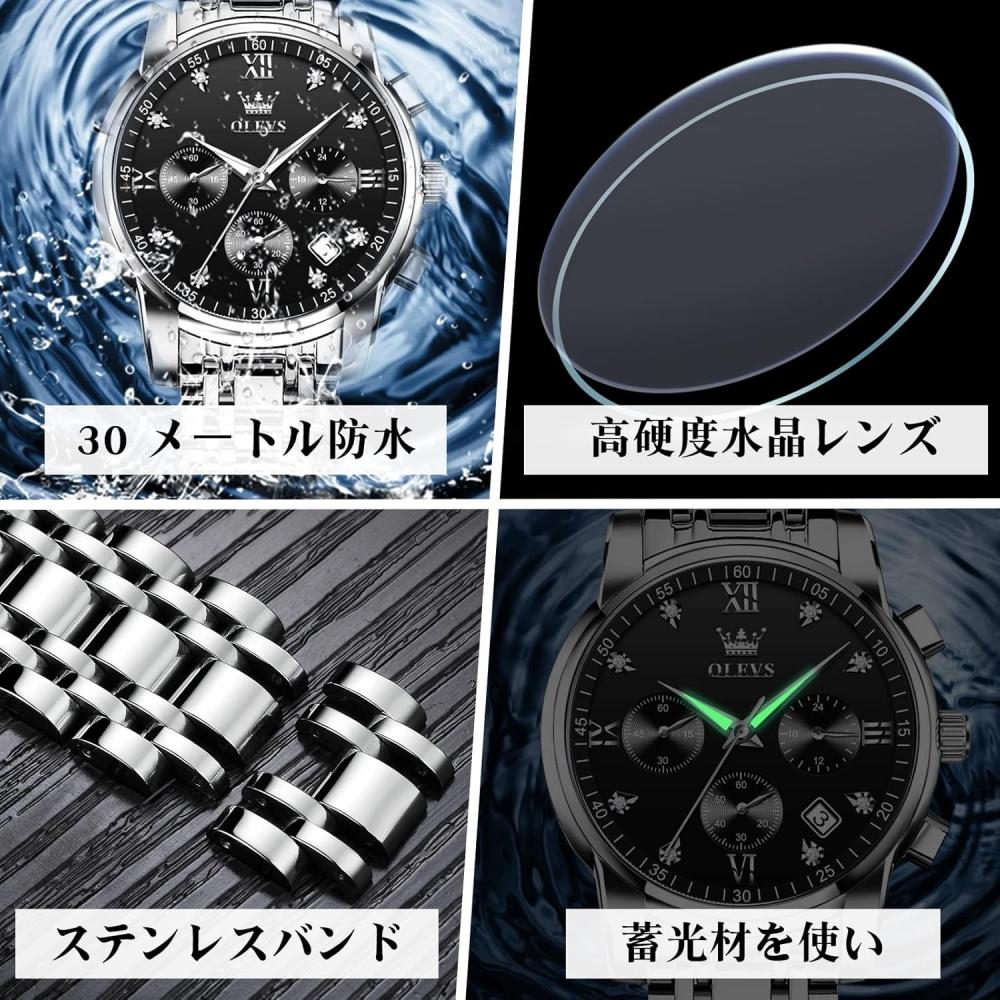 Iqiyi Men S Waterproof Quartz Analog buSineSS Watch Black Nk Xqiyi