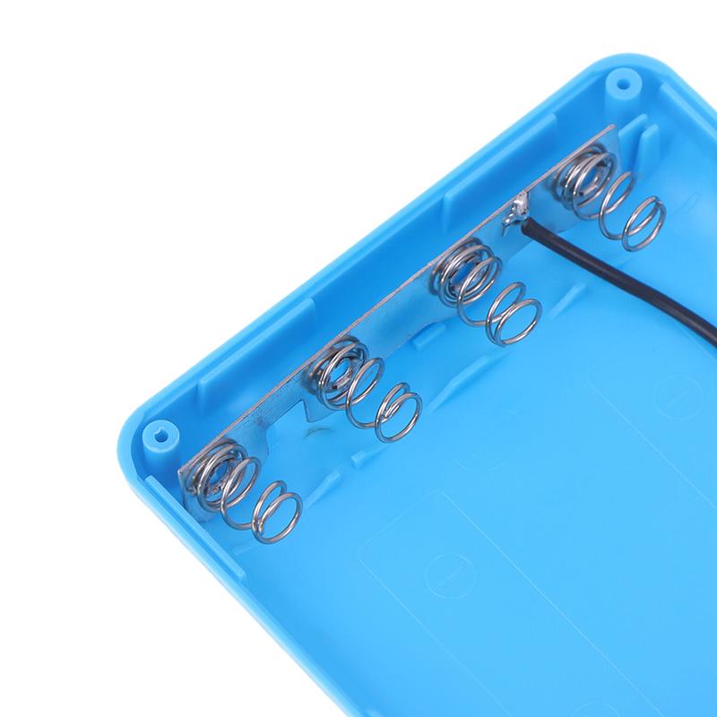 Корпус-бокс на 4 аккумулятора 18650, набор для DIY, материал для источника питания, мини-корпус блока питания без пайки, для дома, на улицу и других случаев