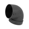 ACROPIX Автомобильный обогреватель воздуховод коленчатый выходной соединитель 75 мм черный 1 шт.