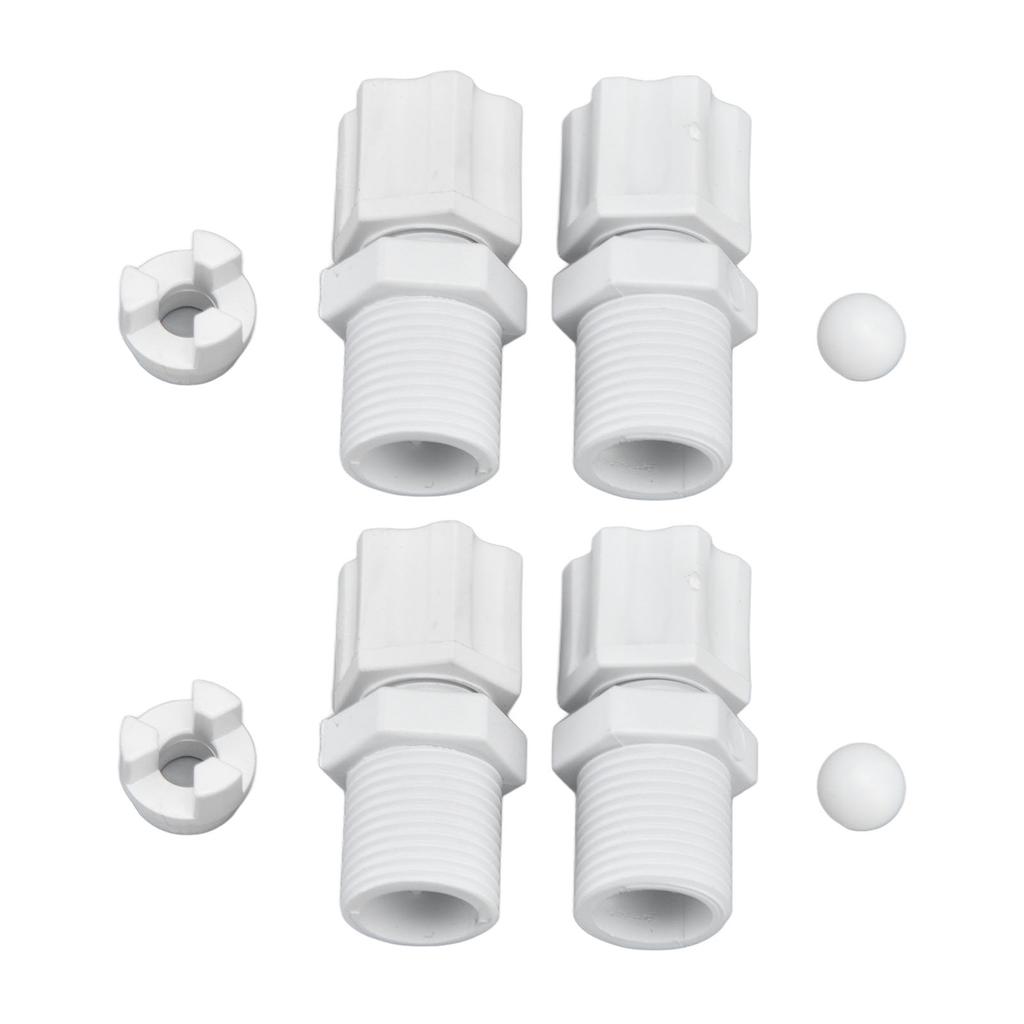 2 Комплекта Обратный клапан Впускной фитинг Адаптер в сборе Аксессуары для чистки бассейна для HAYWARD