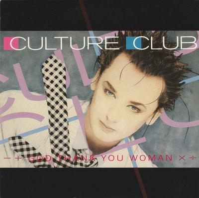 7-дюймовая пластинка CULTURE CLUB God Thank You Woman VS861 Virgin 1986 UK Танцевальная Электроника Б/у
