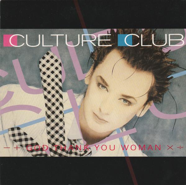 7-дюймовая пластинка CULTURE CLUB God Thank You Woman VS861 Virgin 1986 UK Танцевальная Электроника Б/у