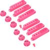 6pcs 48mm 50mm 52mm Single Winding Pickup Covers Pink/Blue ABS Pickup Covers  Electric Guitar