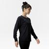 Mizuno NaviDry Long Sleeve Training UPF15 Sun Size Medium Women&#x27;s T-Shirt, Sweat-Wicking, Quick-Drying, Protection, 32MAC395, Black/Magenta,