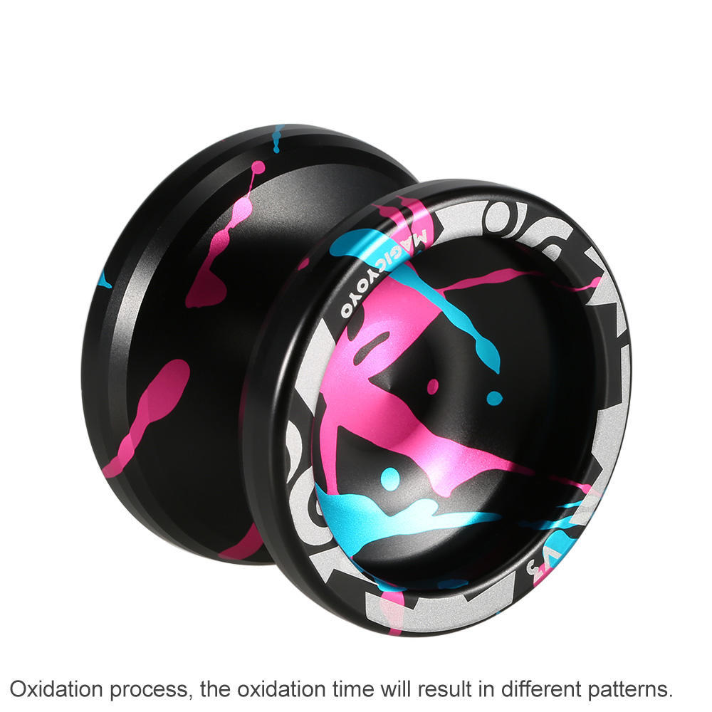 Волшебный Йо-йо V3 Неотзывчивый Высокоскоростной Алюминиевый сплав Йо-йо Токарный станок с ЧПУ с Вращающейся Веревкой для Мальчиков Девочек Детей