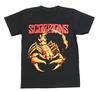 Футболка группы Scorpions Логотип Скорпиона Черная Универсальная футболка Унисекс футболка