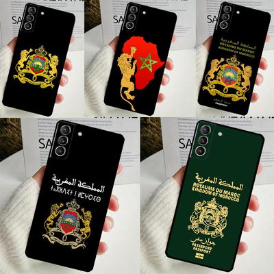 Чехол с марокканским флагом Марокко для Samsung Galaxy S24 S23 S22 Ultra Note 10 Plus Note 20 S9 S10 S20 S21 FE, задняя крышка