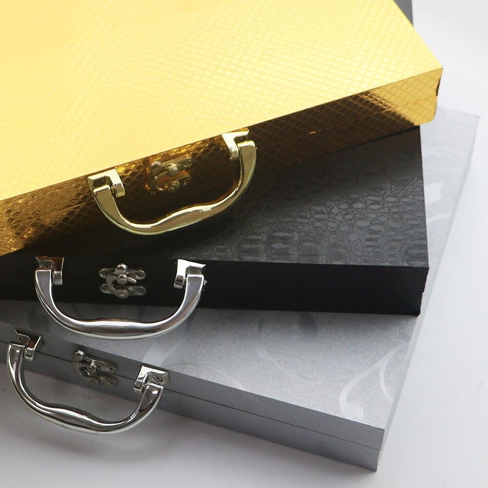 Высокое качество, 3 цвета, пустая коробка для серебра, посуда, подарочный набор посуды, коробка для подарков, вмещает 24 или 16 шт.