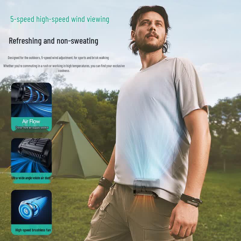Aecooly Smart LED Portable Waist Fan