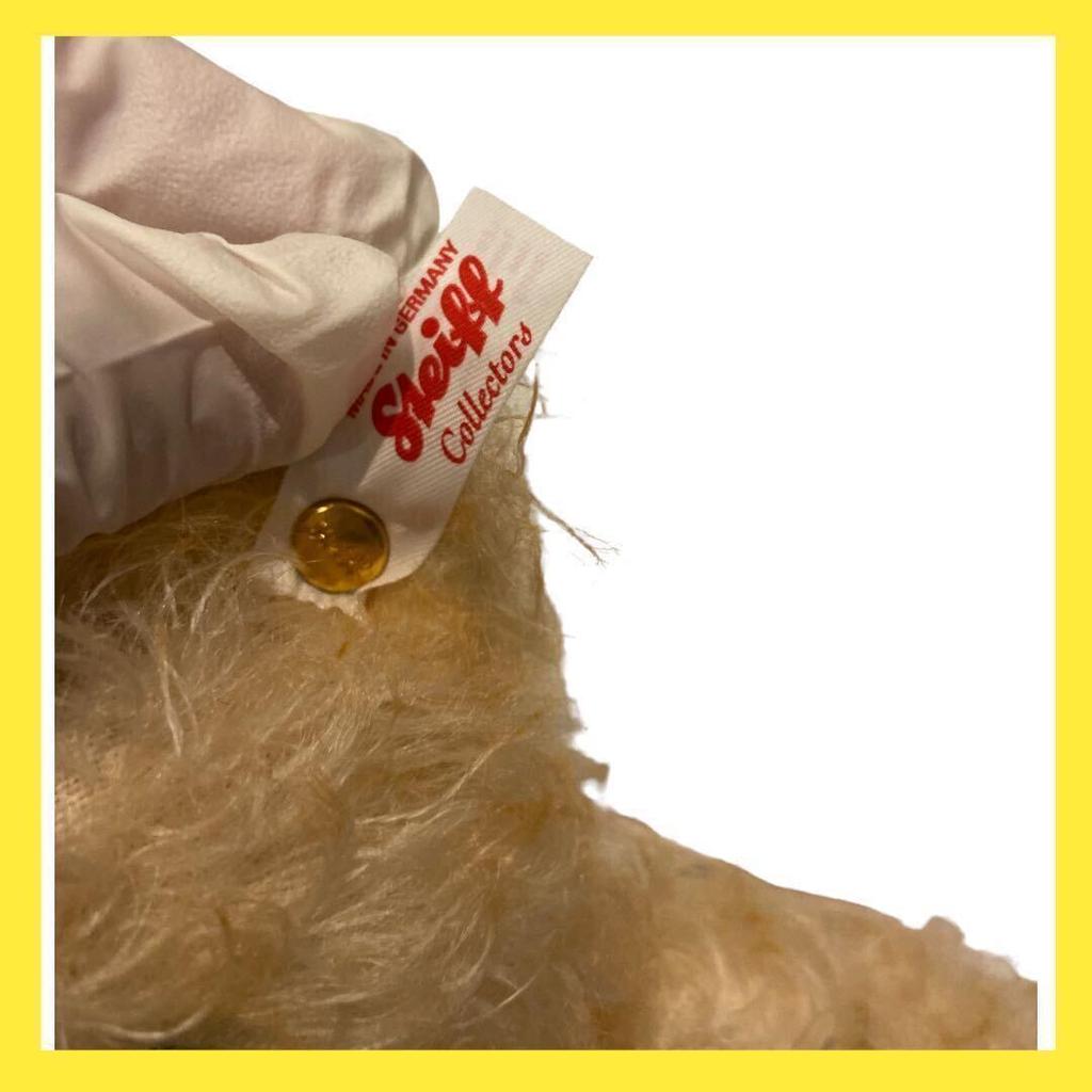 [USED]Steiff Teddy Bear Ume Plum Flower Japan Limited Edition Collectible Plush Doll