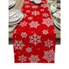 Christmas Table Runner for 6 Seater Dining Table (13x72 Inches) - Xmas Cloth Gift